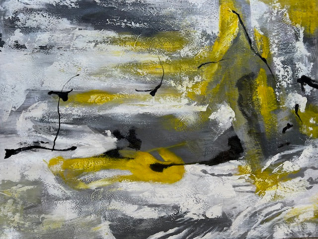 Yellow Abstract Flow