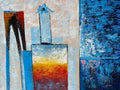 Blue Abstract Balance