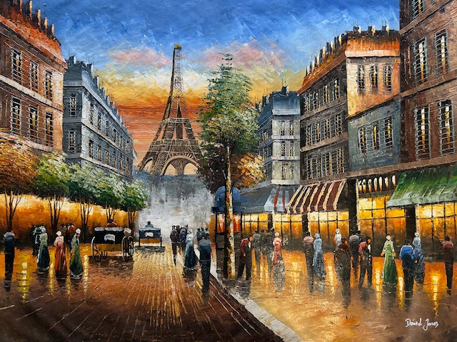 Eiffel Tower Sunset II