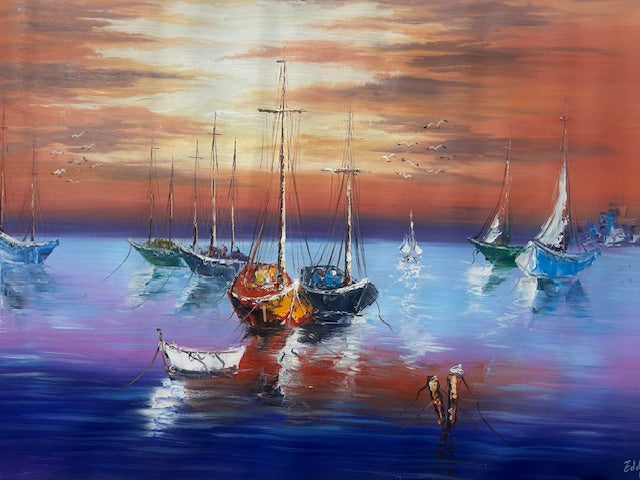 Boats at Sunset