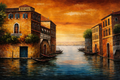 Venetian Sunset Horizon