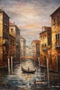 Venetian Sunset Bridge