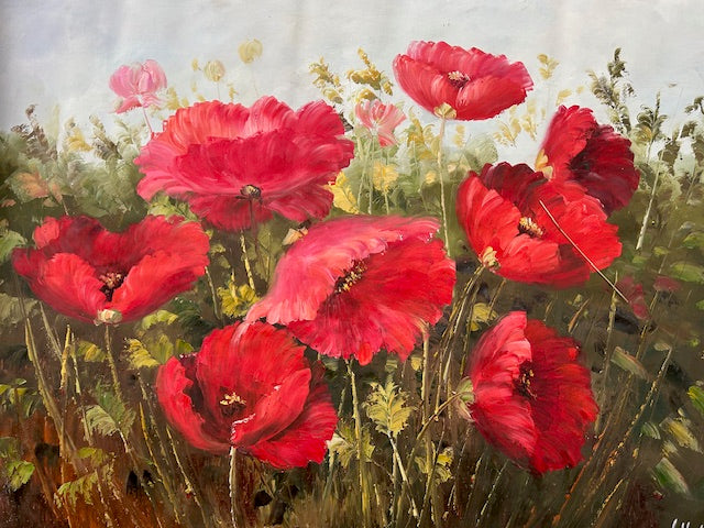 Red Garden Bloom