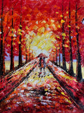 Red Autumn Rain