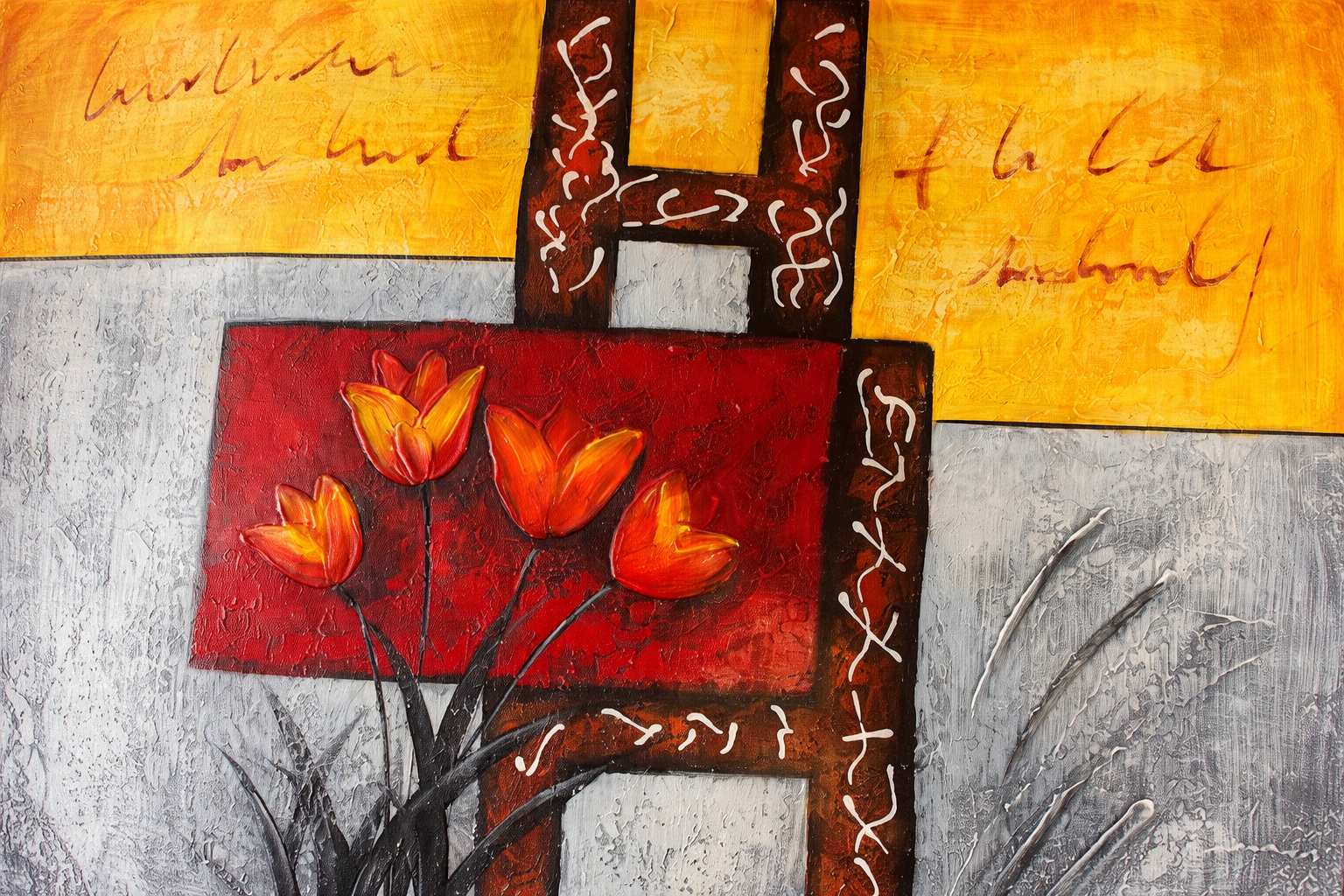 Framed Tulips II