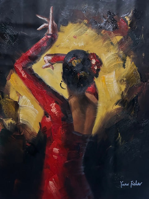 Spanish Dancer in Red