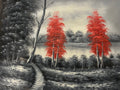 Black Forest - Two Red Trees