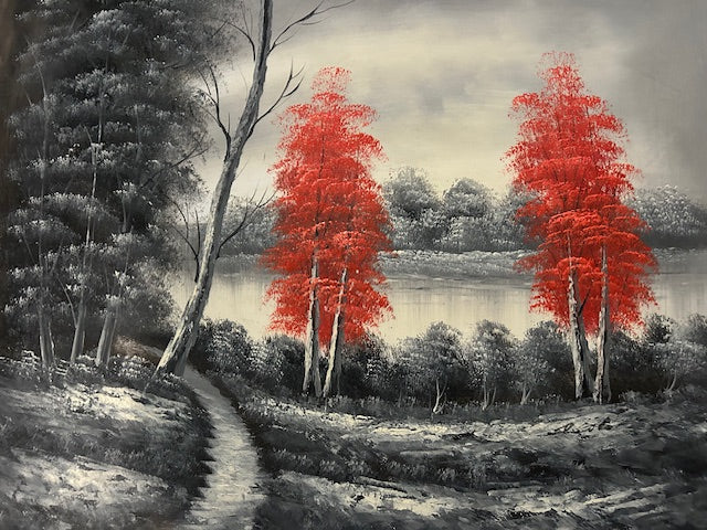 Black Forest - Two Red Trees