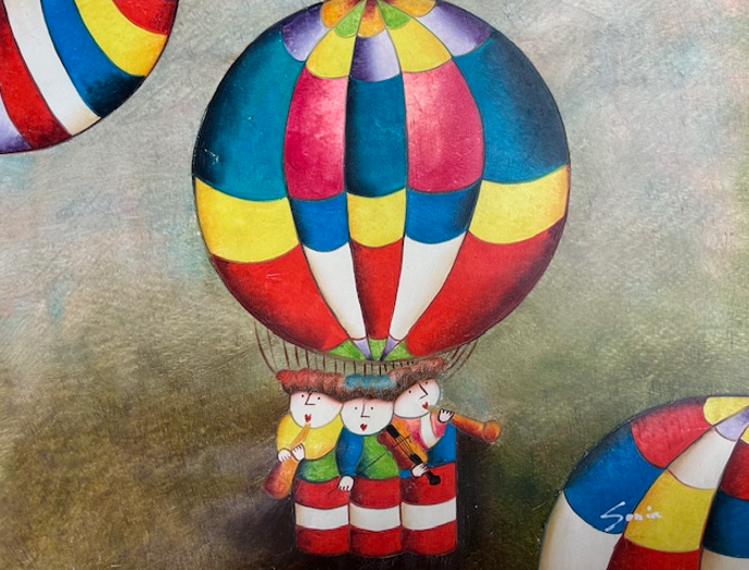 Colorful Balloon Ride