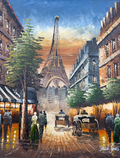Eiffel Tower Sunset II