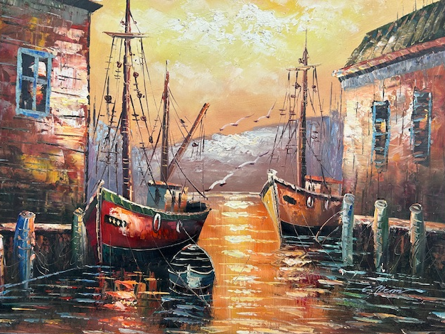 Venice Harbor Sunset
