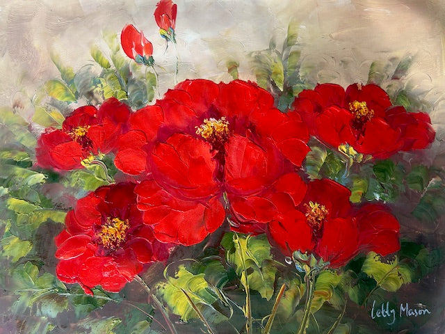 Red Garden Bloom