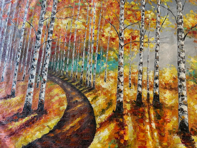 Autumn Winding Path