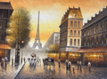 Eiffel Tower Sunset III