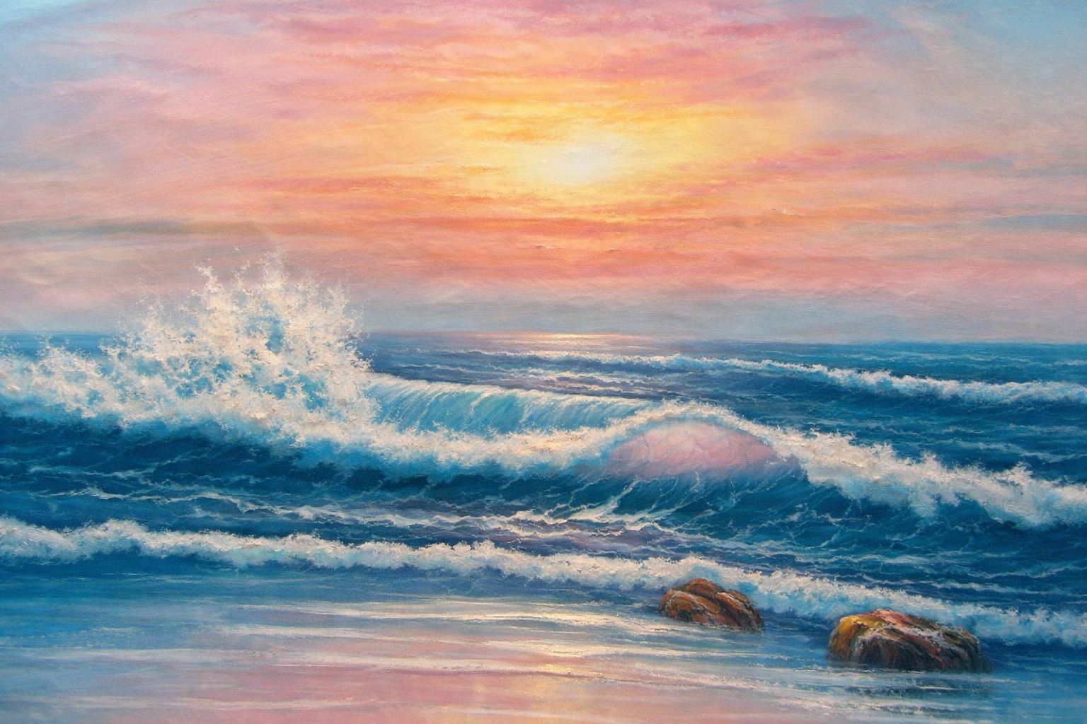 Soft Ocean Sunset