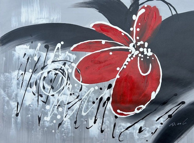 Red Floral Motion